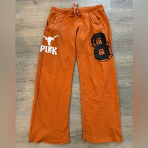 PINK Victoria's Secret Orange Sweatpants